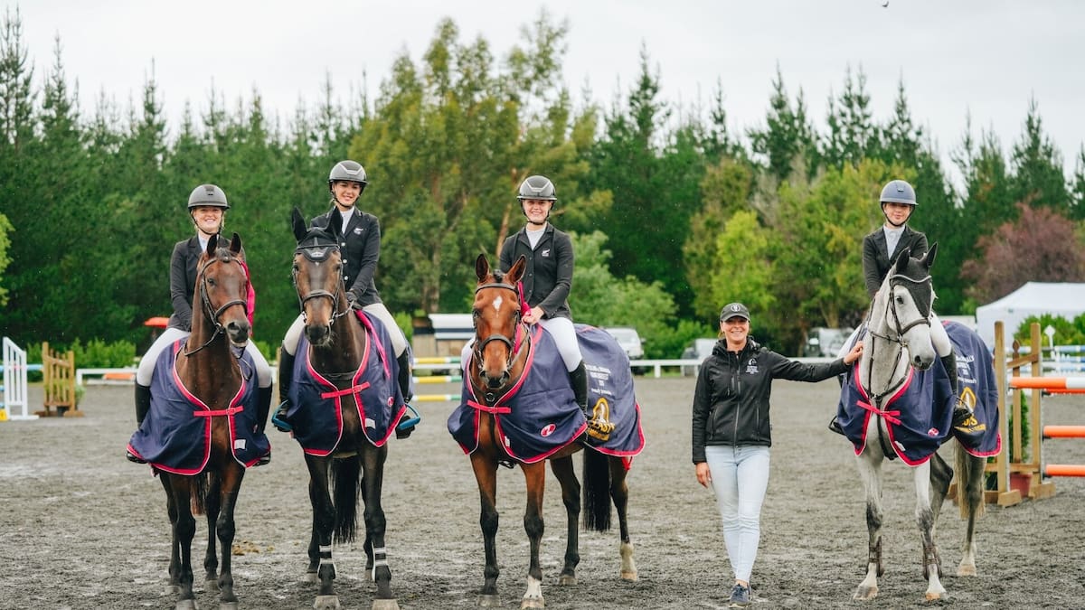 New Zealand win transtasman showjumping thriller in test relocated from Gisborne to Christchurch