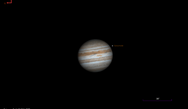 The Sky Today on Saturday, February 7: Ganymede disappears