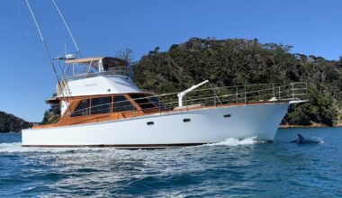 Kauri launch Callisto, built in Waipu from Brynderwyns trees, features at Auckland Wooden Boat Festival