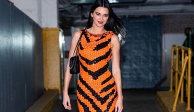Kendall Jenner’s Fully Sheer Tom Ford Dress Literally Hangs by a String