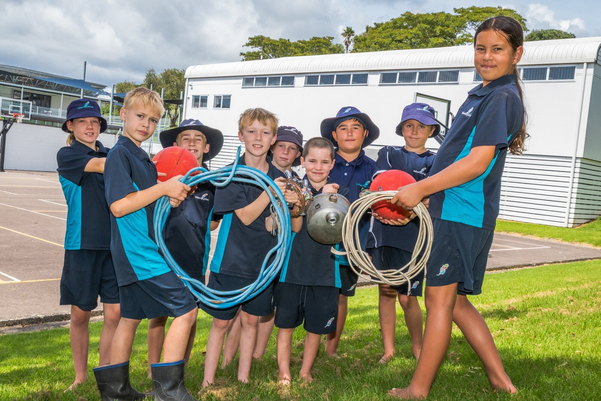  All proceeds from Welcome Bay School’s PTA fundraiser will upgrade the three outdoor courts for students. Photo / Kelly O’Hara