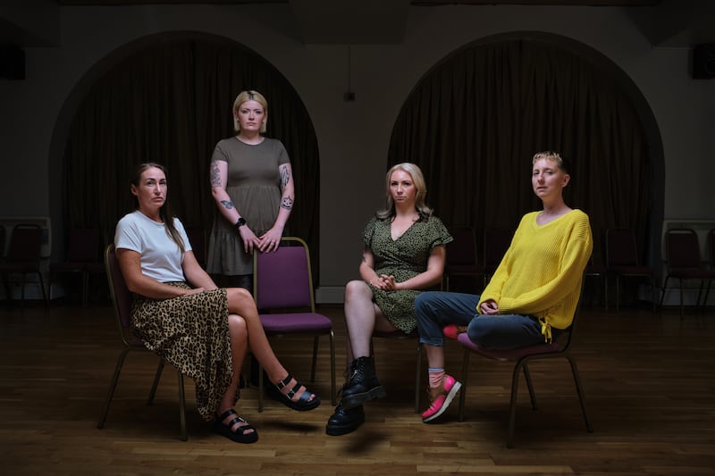Shannon, Robyn, Jenni and Natalie. Photograph: BBC Scotland