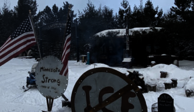 Lakenenland closes to snowmobiles after anti-ICE sculpture vandalized | News, Sports, Jobs