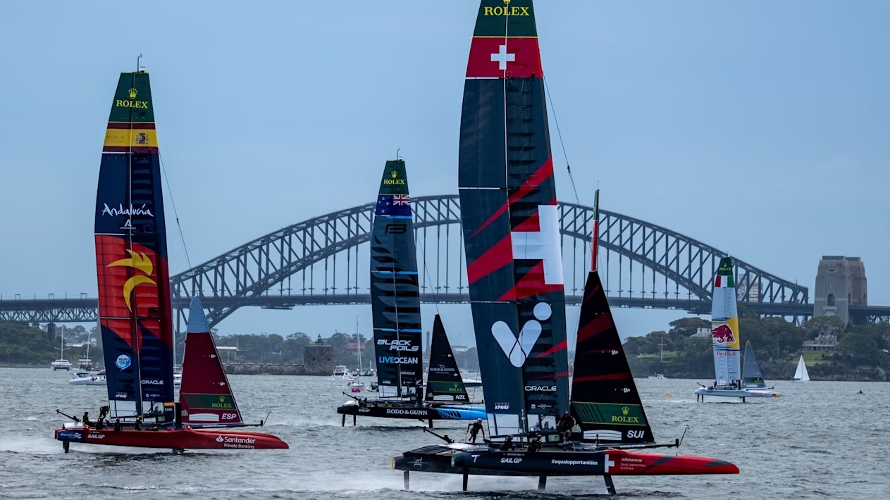 Sydney SailGP weather throws out the usual Harbour script