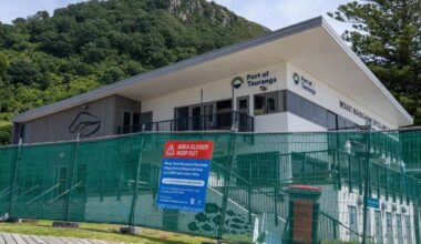 Mount Maunganui Lifeguard clubhouse red placard leaves service in limbo as landslide risks reviewed