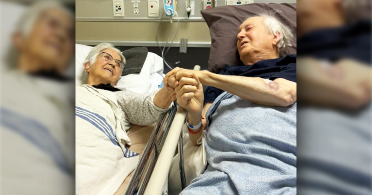 Elderly couple celebrates reunion in Newmarket ER