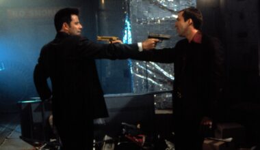 John Travolta and Nicolas Cage in 'Face/Off'