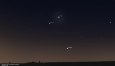 Mercury at greatest eastern elongation