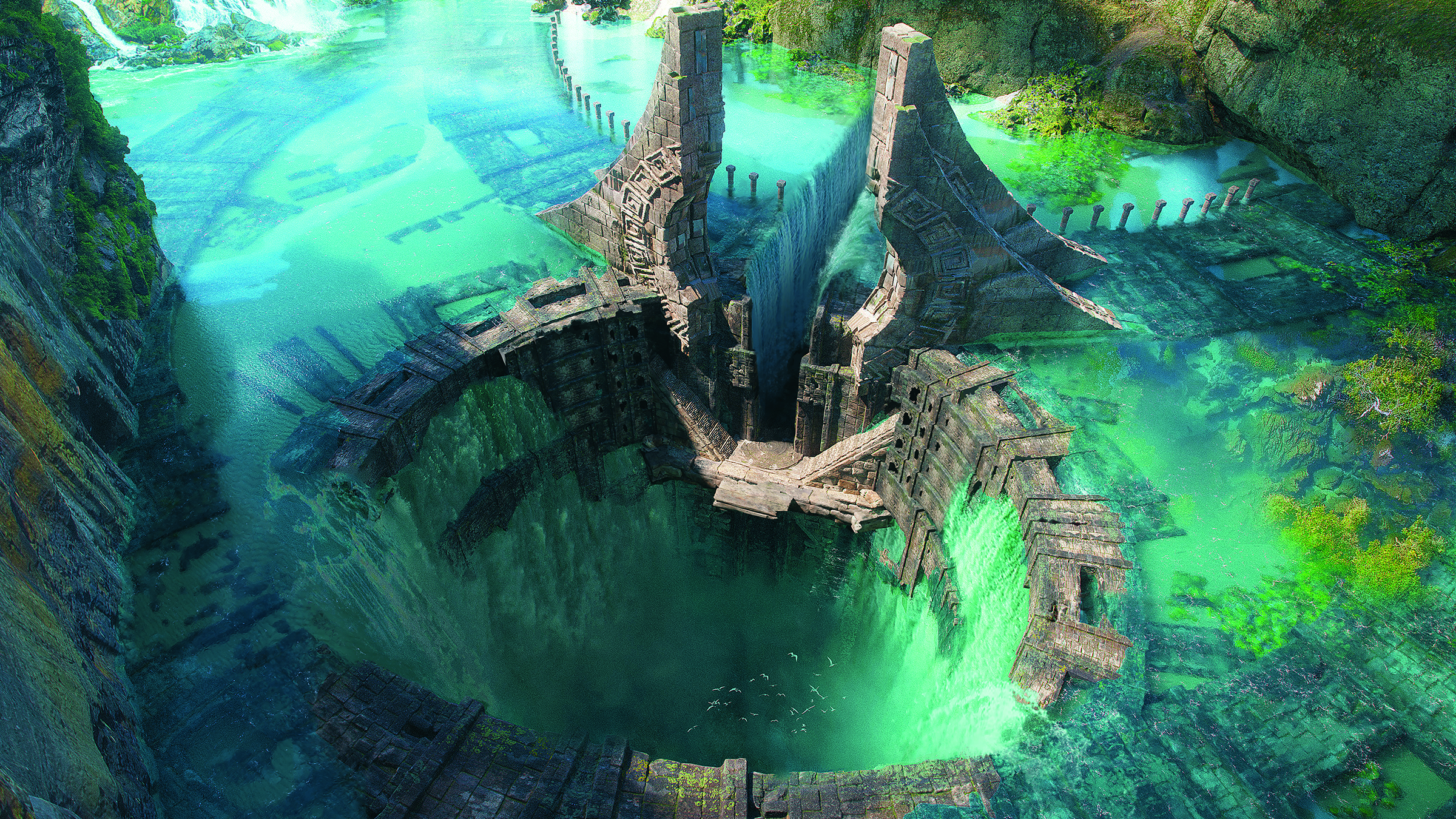 Fantasy environments modelling in 3D