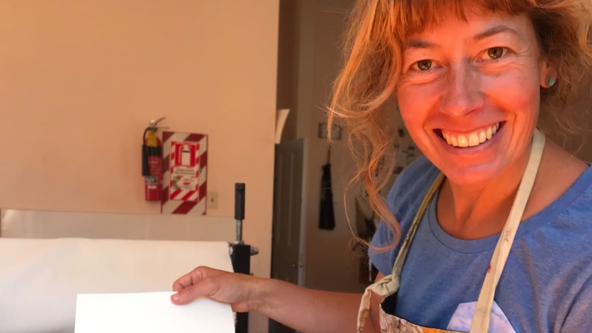 Gisborne Printmakers celebrates 50 years of printmaking with new printing press