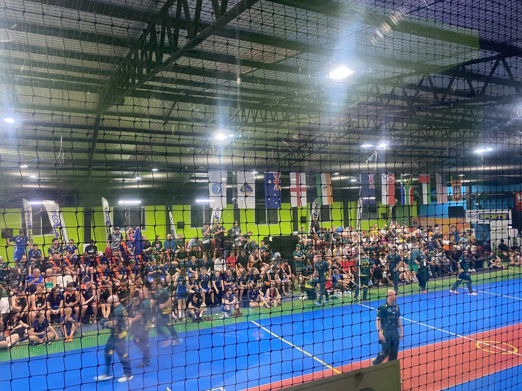  Action at the Indoor Cricket World Cup 2025 in Dubai.  Photo / Supplied