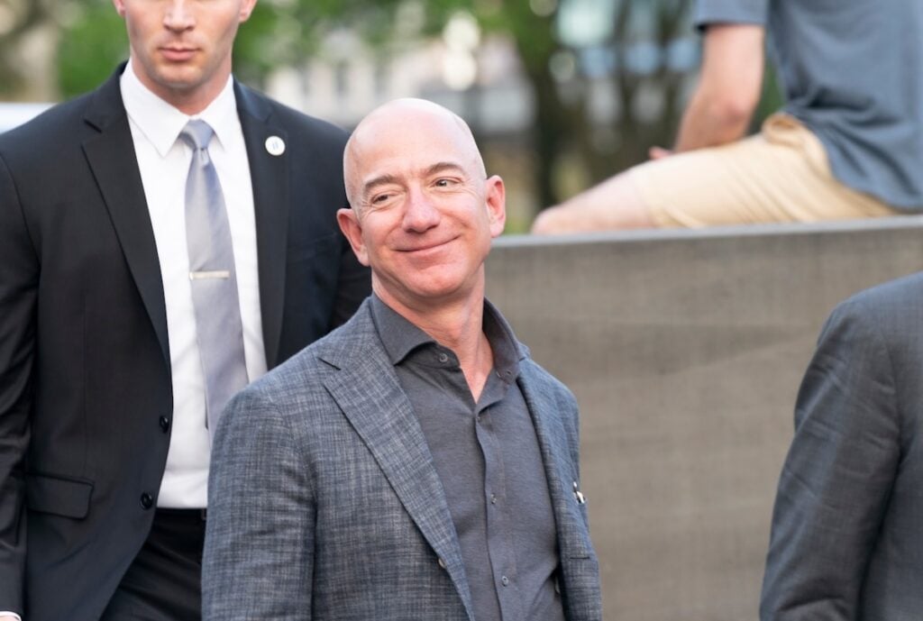 Jeff Bezos Lauds Pete Hegseth As Secretary Of War Taps Blue Origin For US Space Defense During 'Arsenal Of Freedom' Tour
