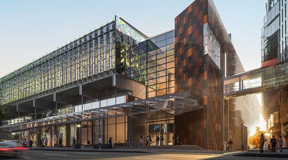 The 32,500 sqm venue hosted an opening ceremony on 11 February.