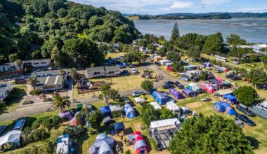 Ōhiwa Beach Holiday Park slip risk: Campground evacuations and road closures
