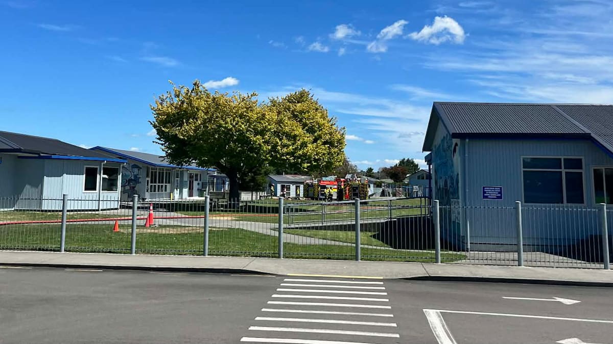 Fire in Napier school shed treated as suspicious