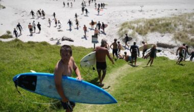 Mount Maunganui paddle-out honours Mauao landslide victims