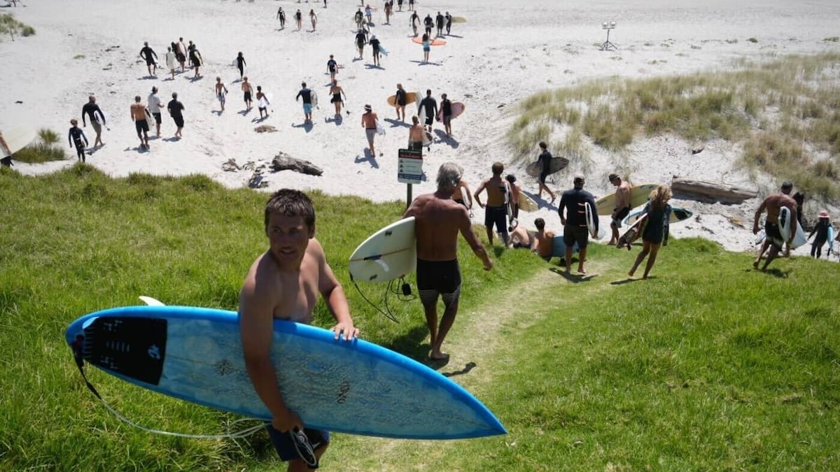 Mount Maunganui paddle-out honours Mauao landslide victims