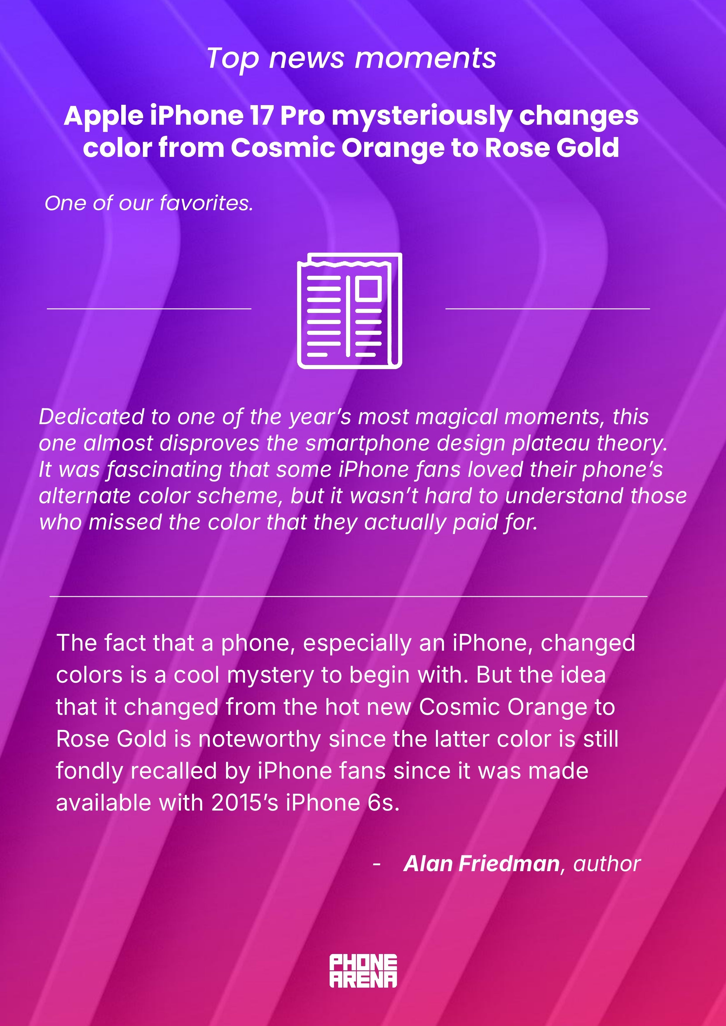 PhoneArena Wrapped 2025: your year in tech, decoded