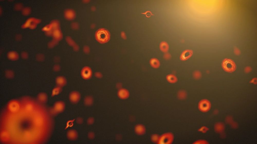 A specific type of Primordial Black Hole could be behind the recent detection of an extremely energetic neutrino. These 'dark charge' PBH could heat up and suffer an evaporative explosion that emits high-energy neutrinos. Research says these types of PBH could also be dark matter. Image Credit: NASA's Goddard Space Flight Center