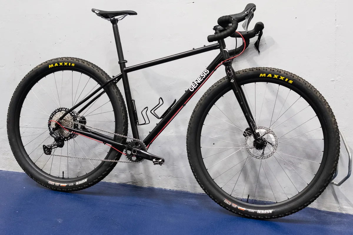 Genesis prototype 32in gravel bike – profile shot