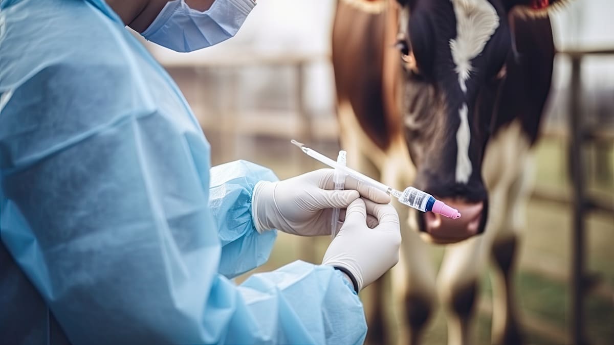 Sterineedle holster: Waikato-born inventor trials faster livestock vaccination gadget