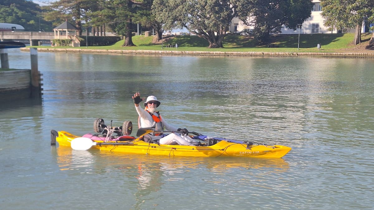 Gisborne stop-off on kayaker’s length-of-New Zealand paddle