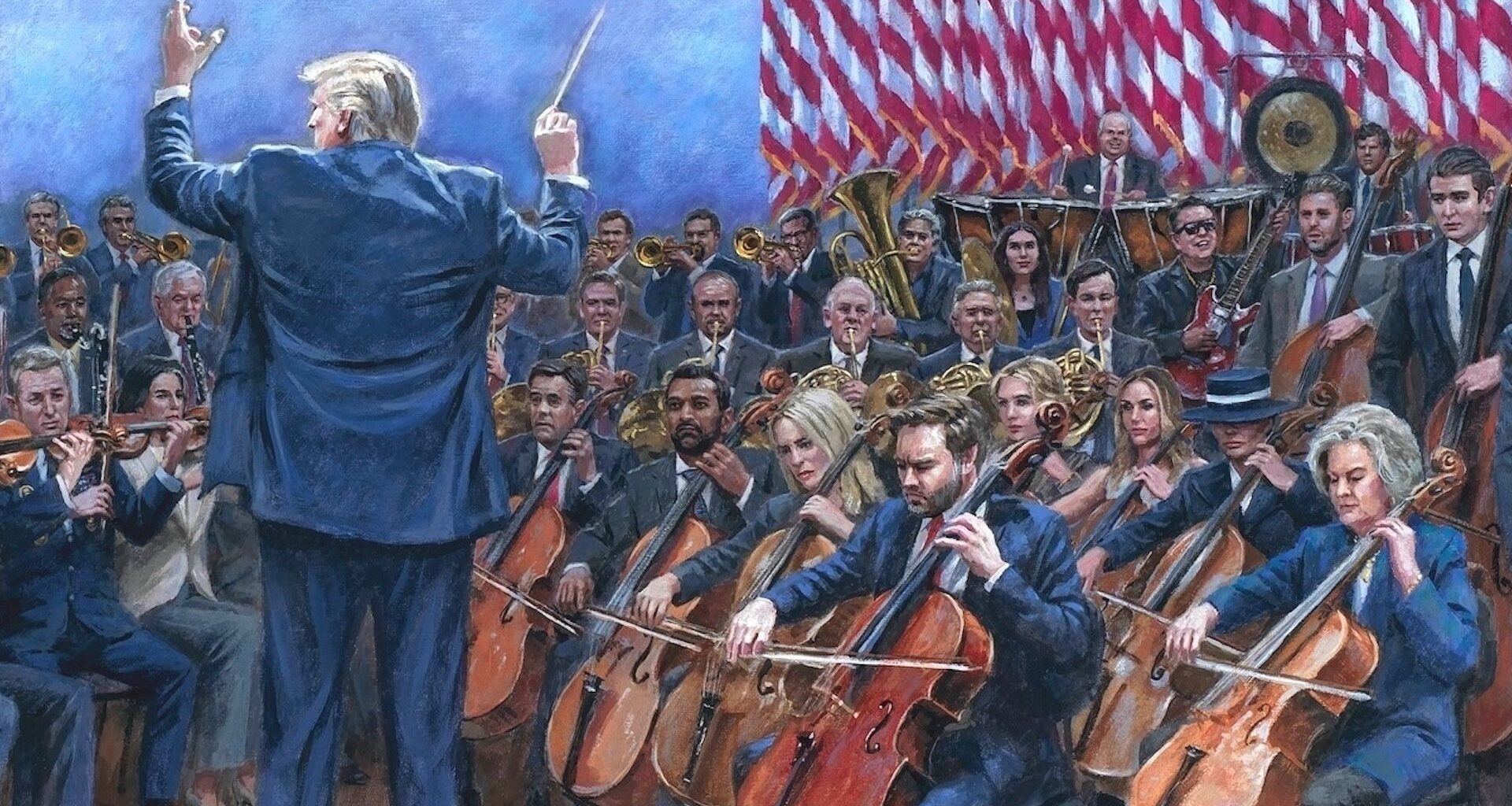 MAGA symphony painting