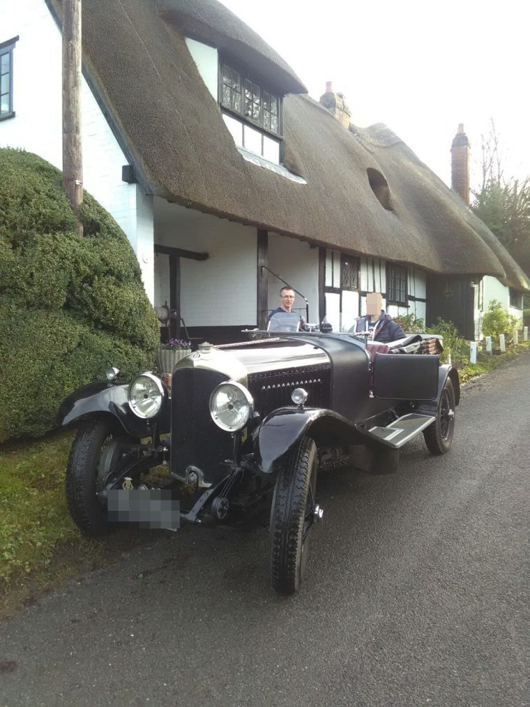 Terry Mackintosh bought the 1920's car in 1959