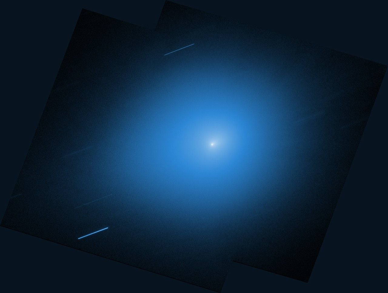 Image from Hubble of Comet 3I/ATLAS. Credit - NASA, ESA, STScI, D. Jewitt (UCLA), M.-T. Hui (Shanghai Astronomical Observatory). Image Processing: J. DePasquale (STScI)