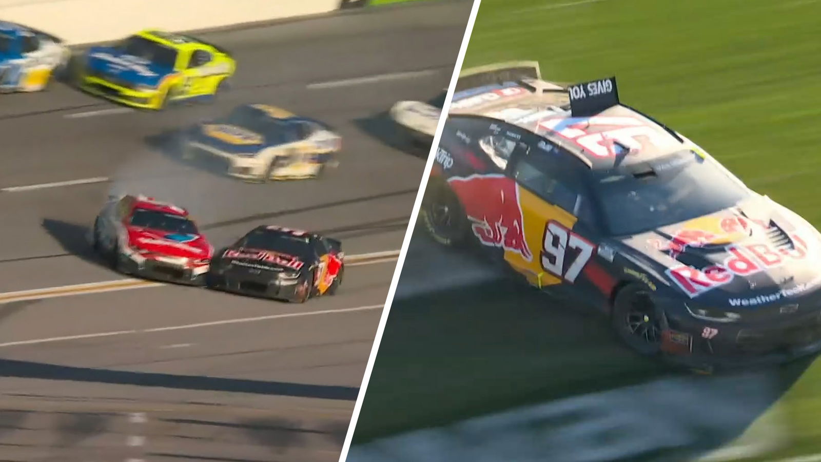 Larson clash denies SVG barnstorming stage finish