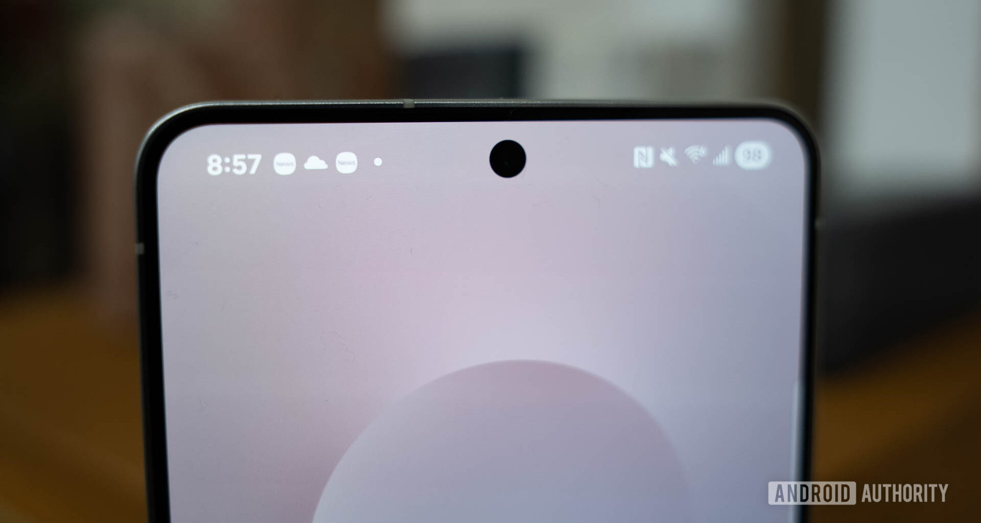 Samsung Galaxy S25 Edge Selfie Camera Display Cutout