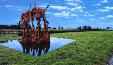 First look at artist's impression of the tribute sculpture proposed for a Longford village