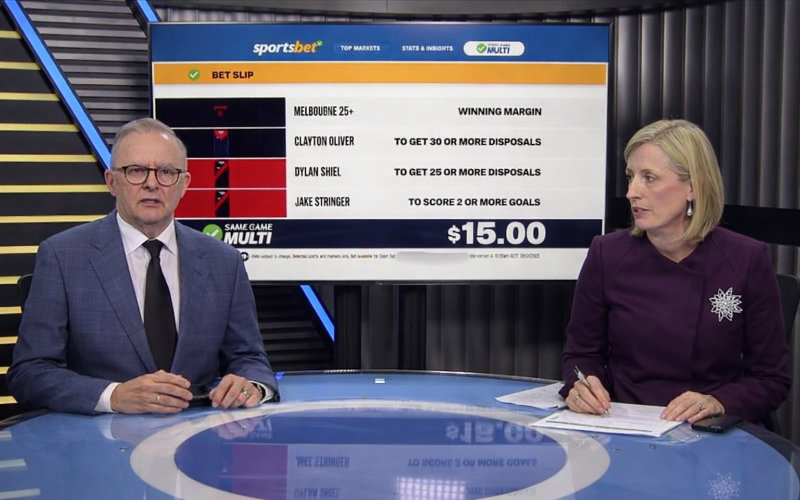 Sportsbet with Albo and KATY Gallagher