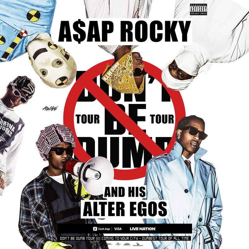 A$AP Rocky 'Don't Be Dumb' World Tour