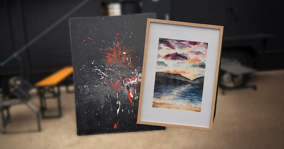 Paint auction: Clint and Megs paintings go head to head