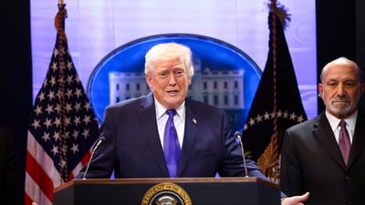 The US Supreme Court handed Trump a major setback when it cancelled several tariffs he had imposed during the global trade war. (REUTERS)