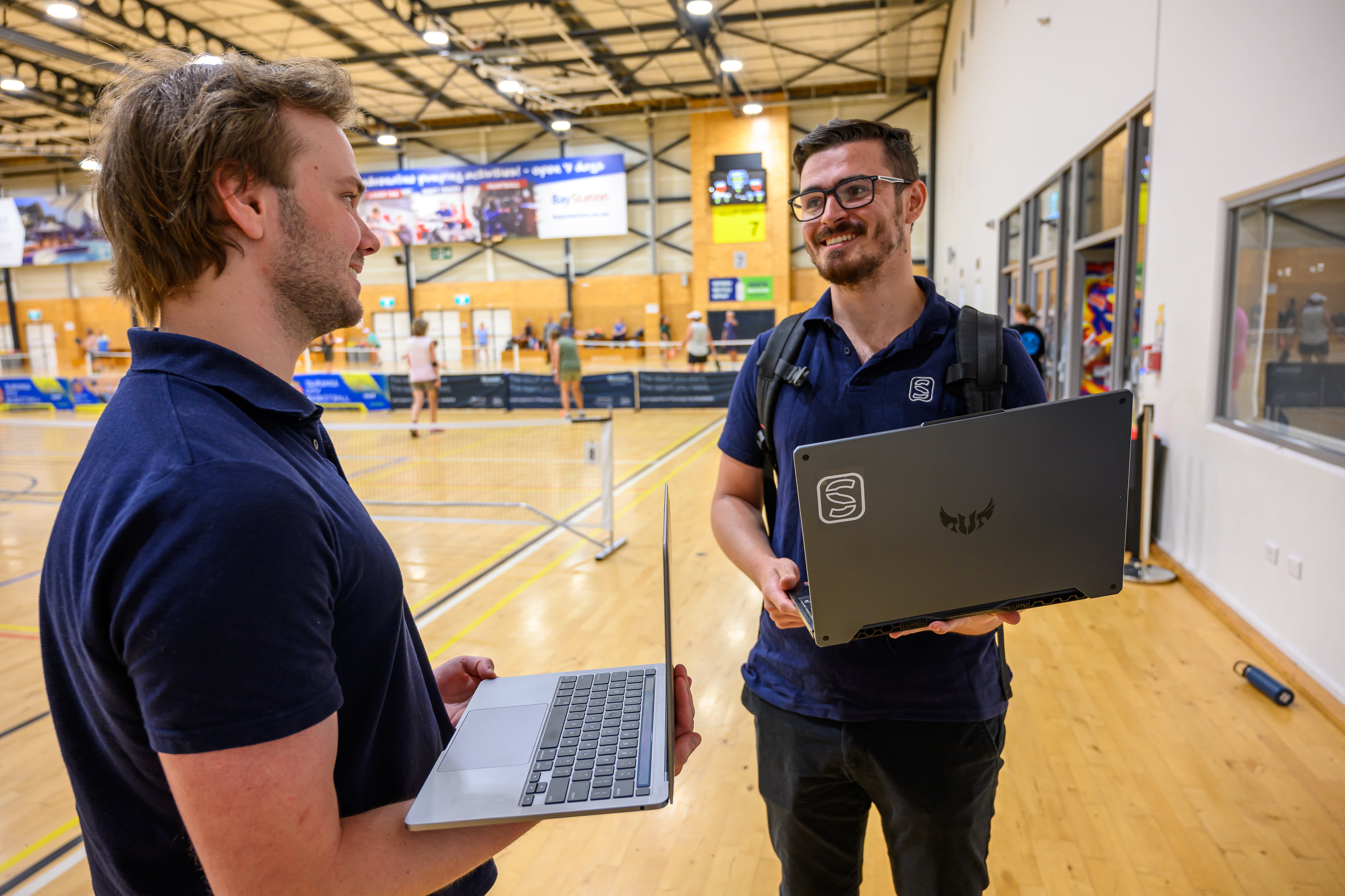 Co-founders of Scored – Cameron Temper and Kyle Fogarty-Anderson. Photo / David Hall