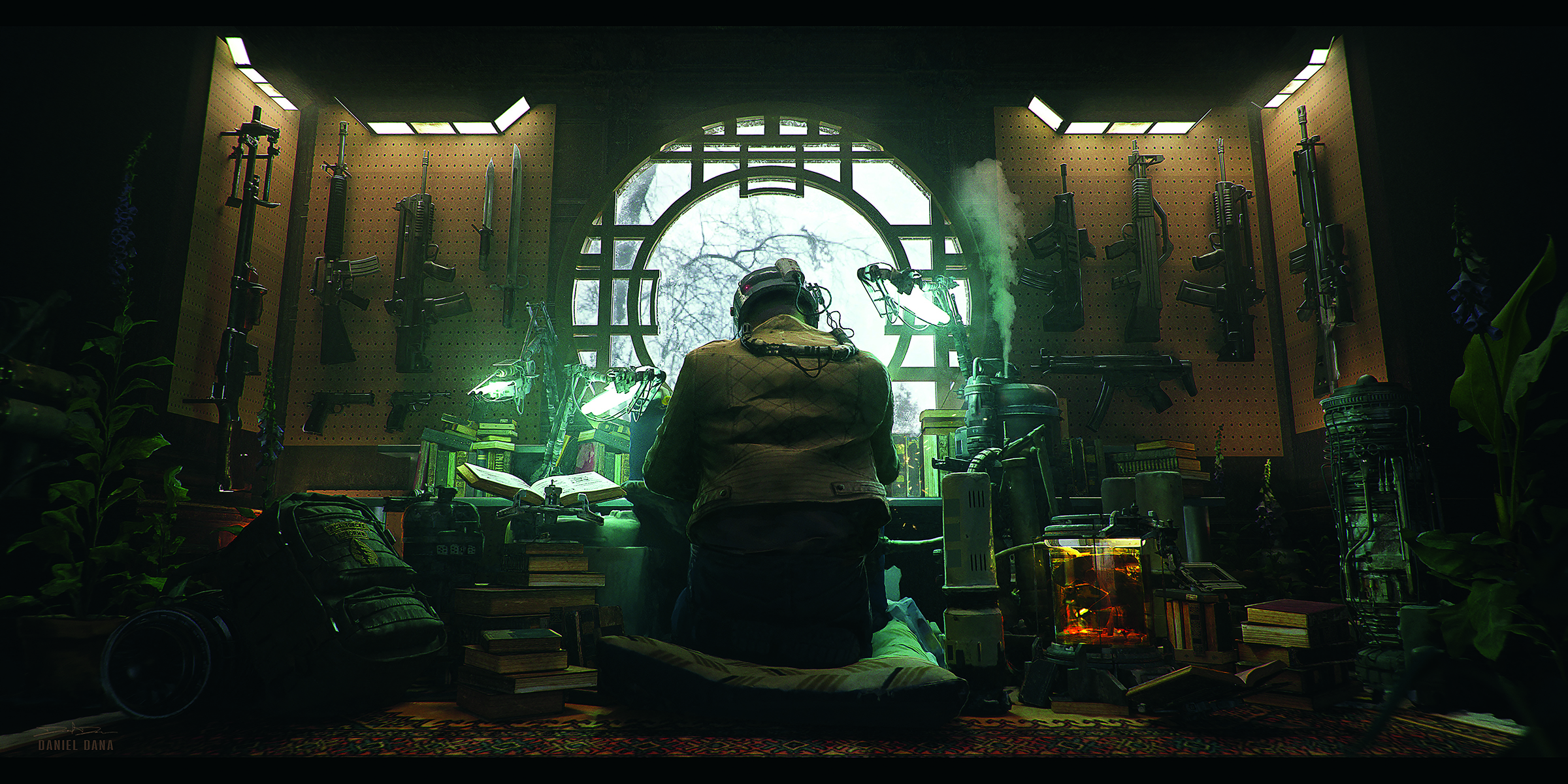 Fantasy environments modelling in 3D