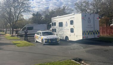 Police in manhunt after four injured, one critically, during fight in Northcote, Christchurch