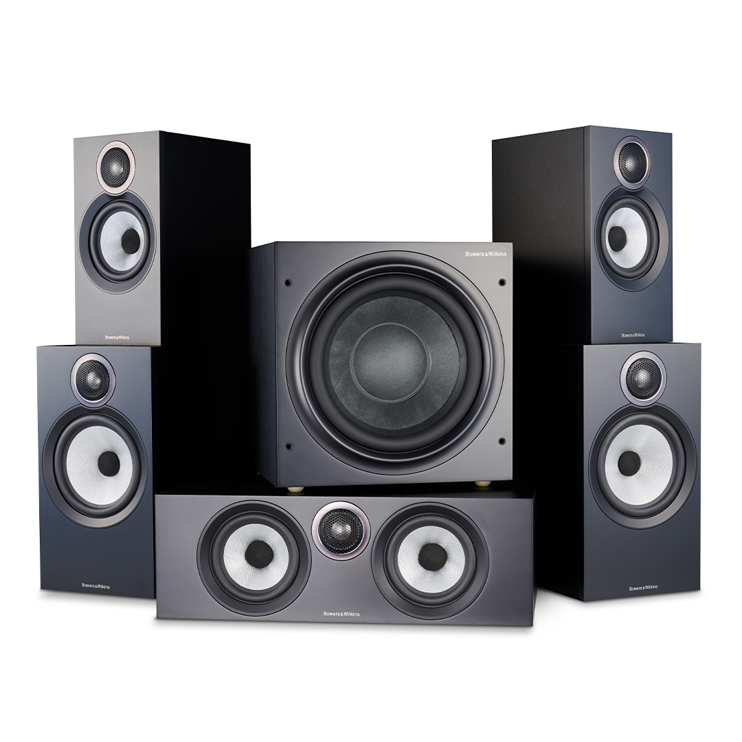 Speaker package: Bowers &amp; Wilkins 606 &amp; 607 S3 surround speaker package