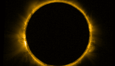Witness The 'ring Of Fire' Solar Eclipse From Space Esa’s Stunning Footage