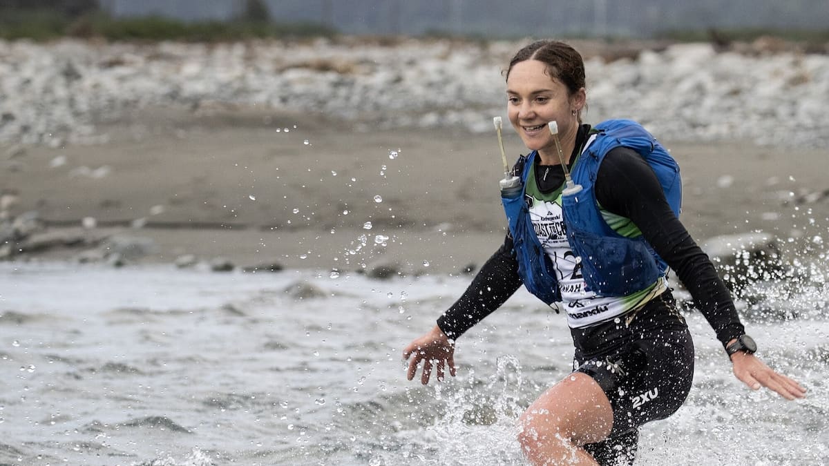 Former Dannevirke High School deputy head girl Hannah Lund places second at Kathmandu Coast to Coast challenge