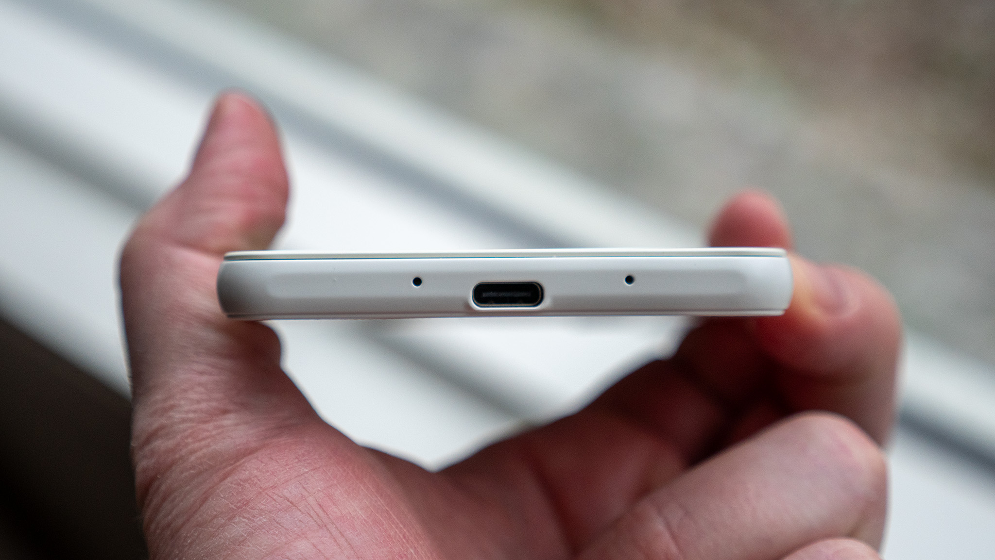 The ports on the bottom of the Bigme HiBreak S Color