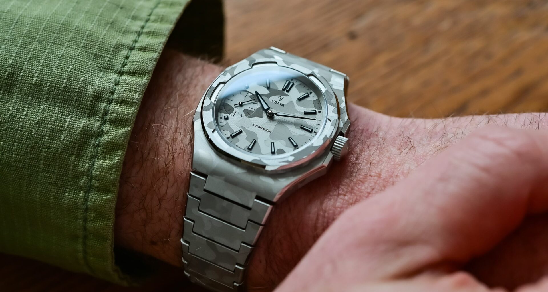 New Yema Wristmaster Slim Small Seconds, Including a Surpising Camo Version
