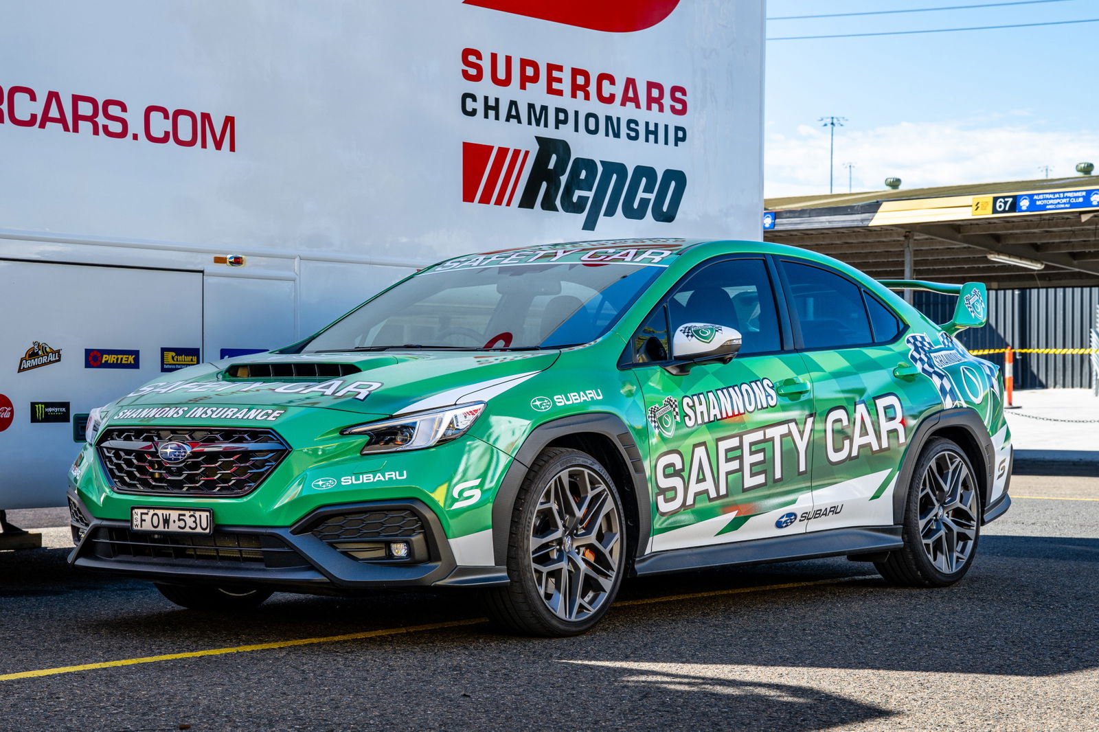 Manufacturer switch for Supercars safety car