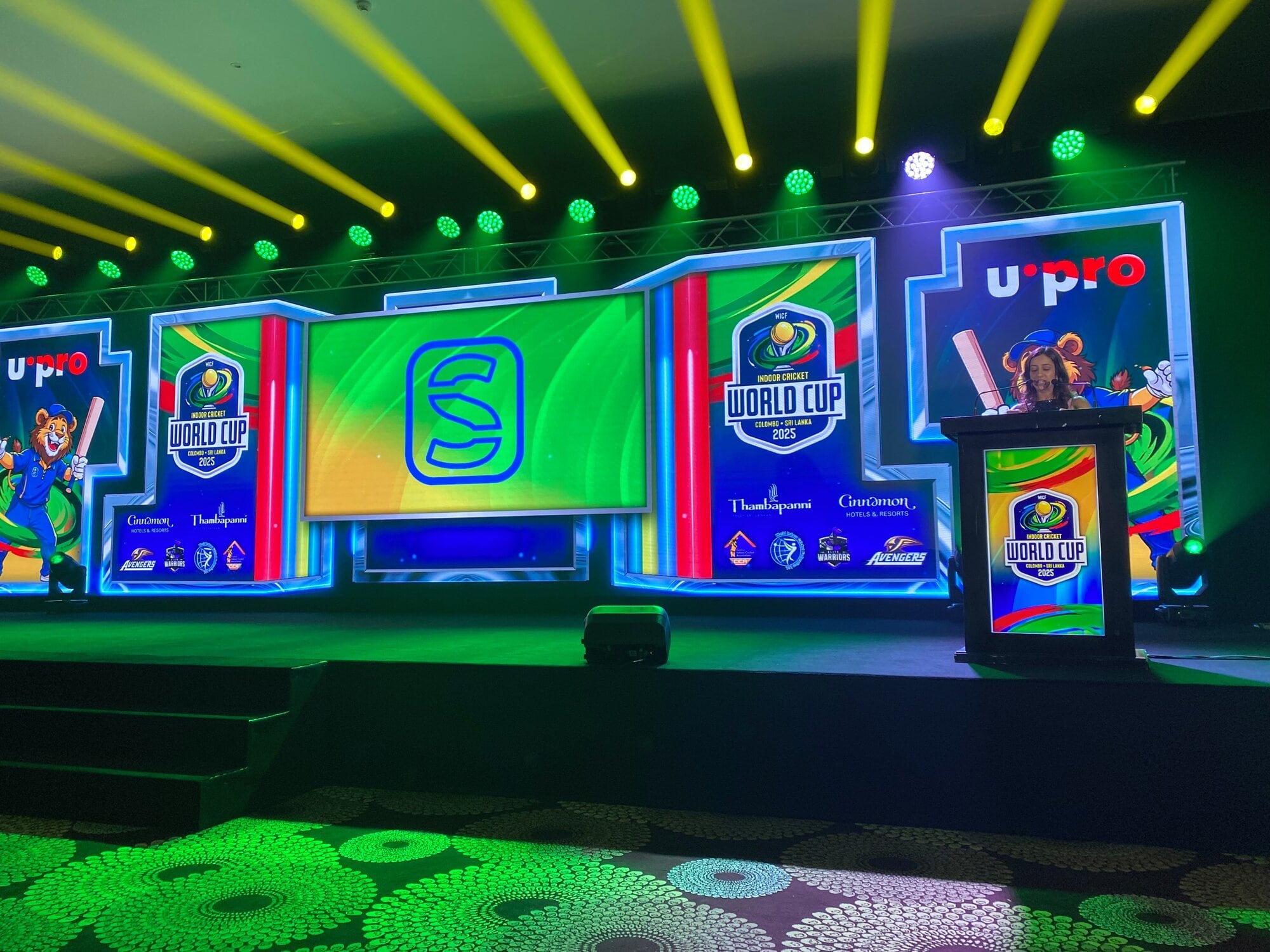  At the opening ceremony in Dubai, Scored was announced as a technology partner. Photo / Supplied