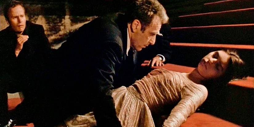 Michael leaning over Mary's body in The Godfather Part III.