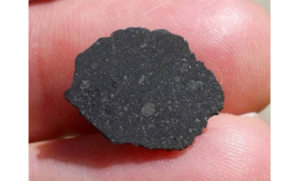 A Cross Section Of Chwichiya 002. The Chondrules Are Clearly Visible, But Not The Pre Solar Grains