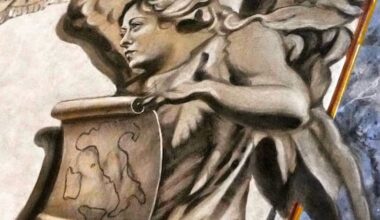 Angel resembling Italian PM painted over after mass outcry