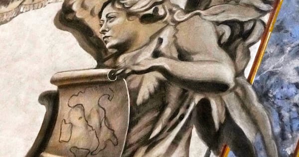 Angel resembling Italian PM painted over after mass outcry